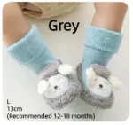 Baby Cartoon Plush Cotton Toddler Shoes - Image 21